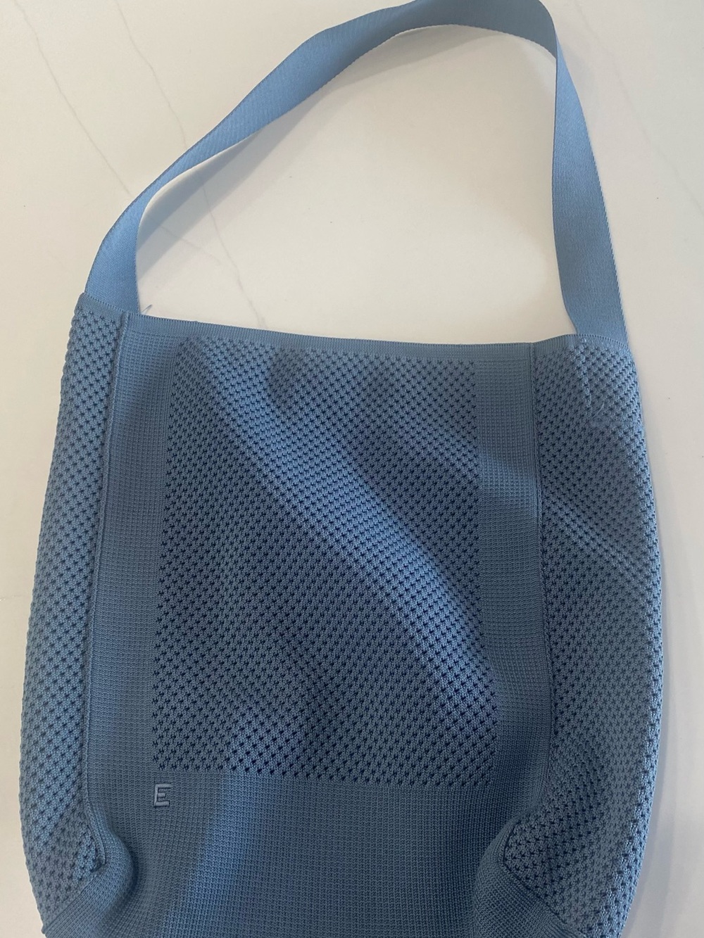 Everlane Sky Blue Knit Shoulder Bag